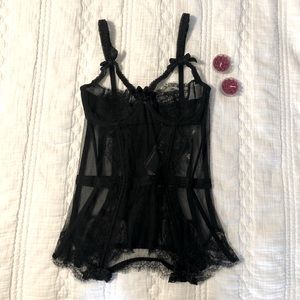 NWT Agent Provocateur Classics Alina Basque Sz 32D